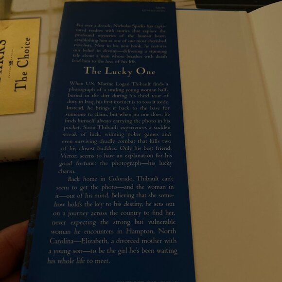 Nicholas Sparks Hardcover Books Set - The Choice The Lucky One Dear John - Picture 9 of 10